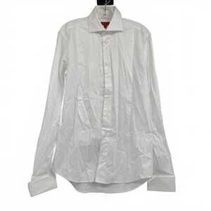 ZNT18 White Tuxedo Dress Shirt | Cotton Regular 34